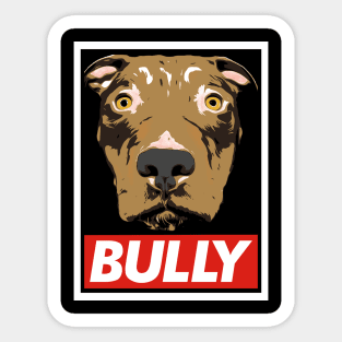 American Bully Hope Poster Sticker